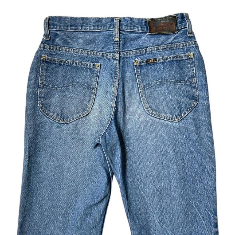 70s vintage Lee Riders bootcut jeans faded distressed Lightning zipper boho. - Picture 4 of 7